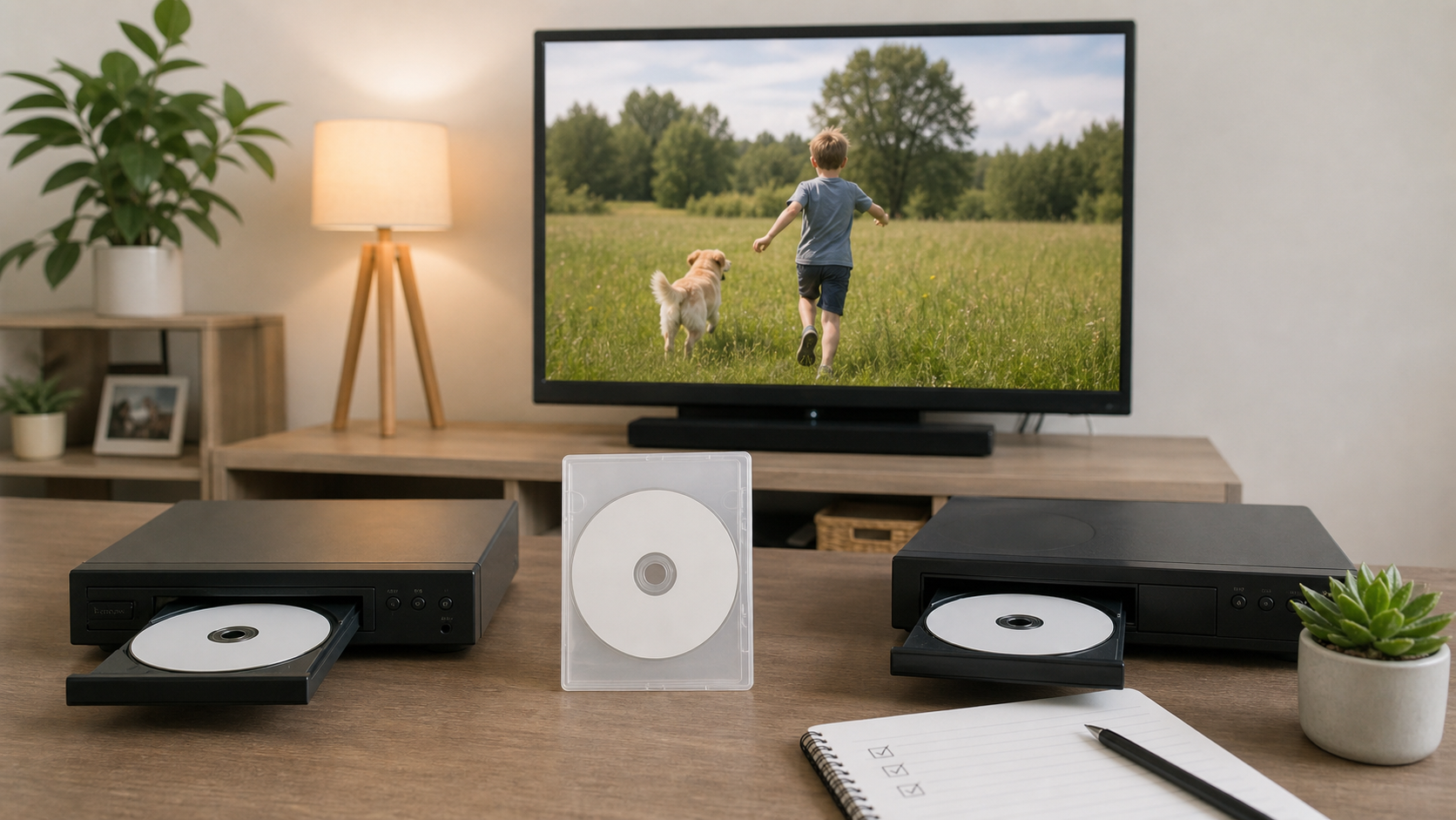 同じ自作DVDを複数のDVDプレイヤーで確認する最終テスト